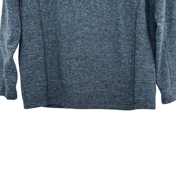 Eddie Bauer 1/4 Zip Pullover Sweater Jacket Blue Medium - Picture 4 of 8